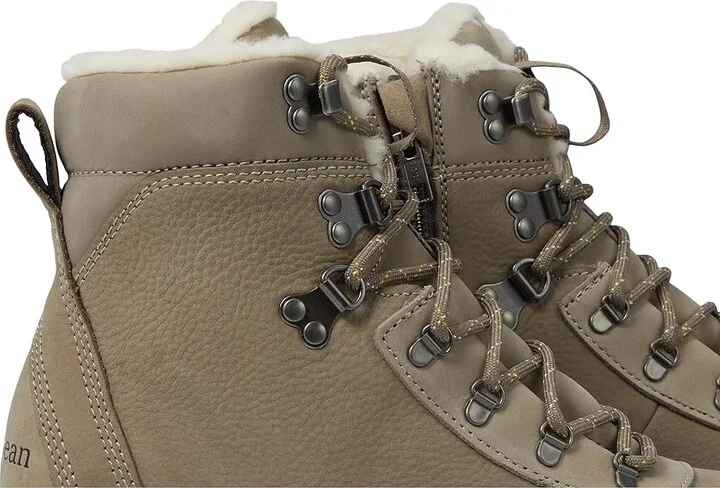 L.L.Bean Camden Hill Boot Alpine Insulated Women's Boots Soft Sable/Paperwhite : 9 B - Medium, Leather - Image 6