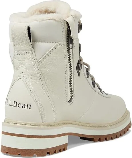 L.L.Bean Camden Hill Boot Alpine Insulated Women's Boots Soft Sable/Paperwhite : 9 B - Medium, Leather - Image 9