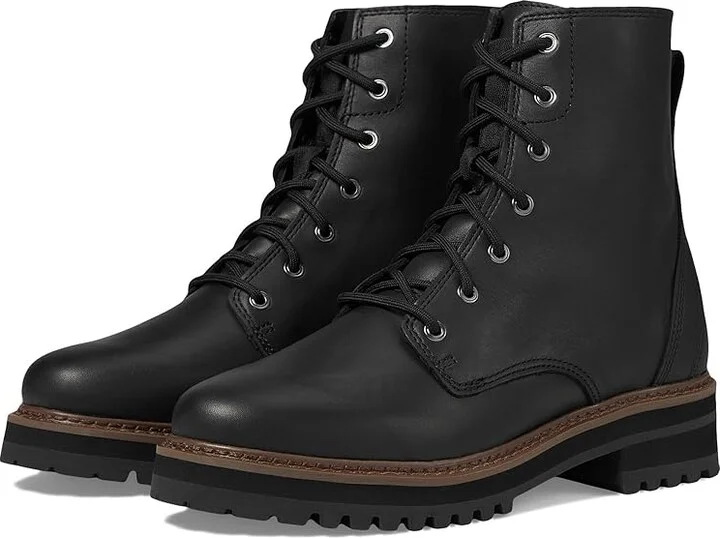 L.L.Bean Camden Hill Boot Lace Up Women's Boots Black : 6 B - Medium, Leather/Rubber