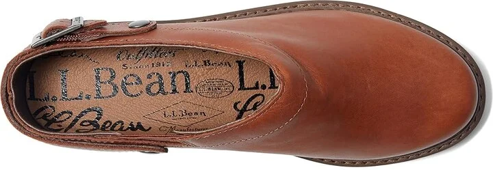 L.L.Bean Camden Hill Clog Convertible Strap Women's Shoes Oakwood : 6 B - Medium, Leather - Image 2