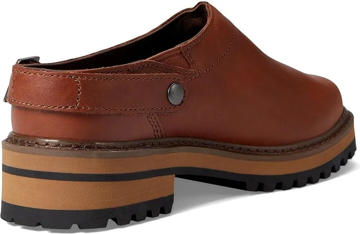 L.L.Bean Camden Hill Clog Convertible Strap Women's Shoes Oakwood : 6 B - Medium, Leather - Image 4