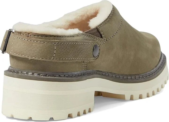 L.L.Bean Camden Hill Clog Convertible Strap Wool Women's Shoes Soft Sable : 7 B - Medium, Leather - Image 4