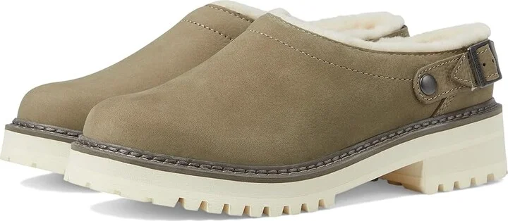 L.L.Bean Camden Hill Clog Convertible Strap Wool Women's Shoes Soft Sable : 7 B - Medium, Leather