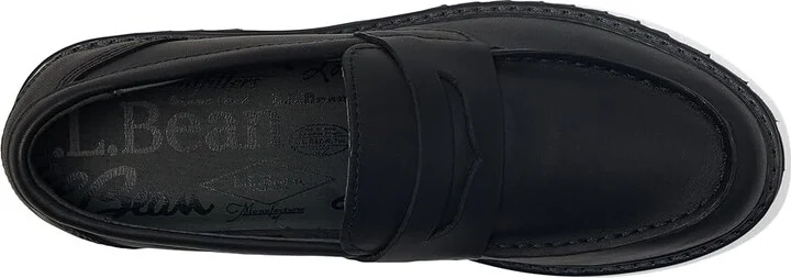 L.L.Bean Camden Hill Penny Leather Women's Flat Shoes Black : 11 B - Medium - Image 2