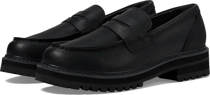 L.L.Bean Camden Hill Penny Leather Women's Flat Shoes Black : 11 B - Medium