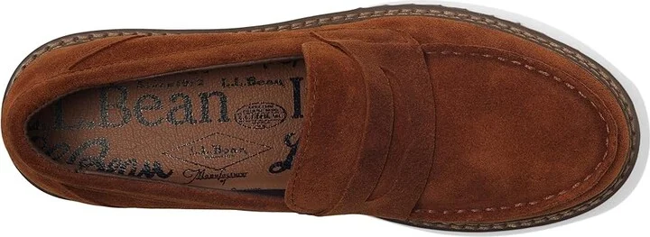 L.L.Bean Camden Hill Penny Suede Women's Flat Shoes Syrup : 10 B - Medium, Leather/Rubber - Image 2