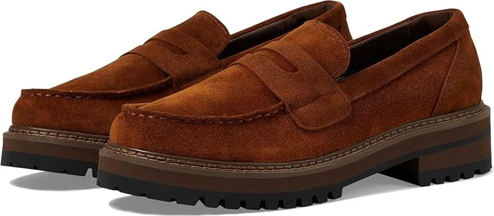 L.L.Bean Camden Hill Penny Suede Women's Flat Shoes Syrup : 10 B - Medium, Leather/Rubber