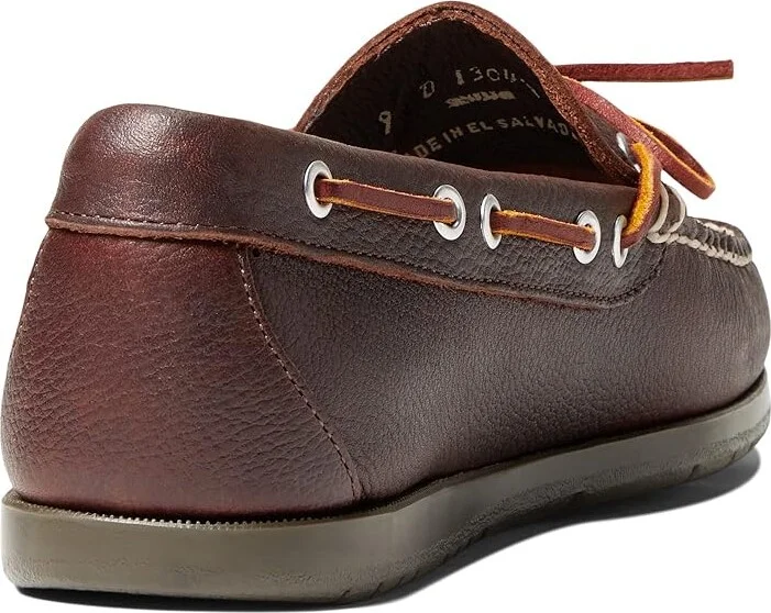 L.L.Bean Camp Mocs Men's Shoes Dark Brown : 9 D - Medium, Leather - Image 4