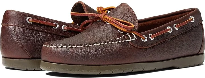 L.L.Bean Camp Mocs Men's Shoes Dark Brown : 9 D - Medium, Leather