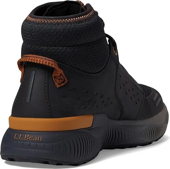 L.L.Bean Dirigo Trail Sneaker Boot Water Resistant Women's Shoes Black : 7 B - Medium, Leather - Image 4