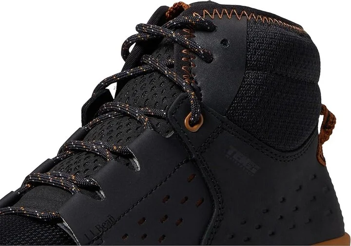 L.L.Bean Dirigo Trail Sneaker Boot Water Resistant Women's Shoes Black : 7 B - Medium, Leather - Image 5