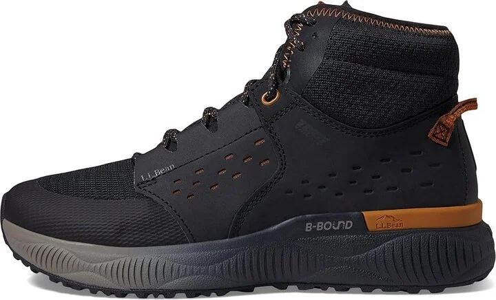 L.L.Bean Dirigo Trail Sneaker Boot Water Resistant Women's Shoes Black : 7 B - Medium, Leather - Image 6