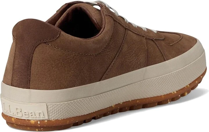 L.L.Bean Double L Sneaker Lace Women's Shoes Toasted Coconut : 8 B - Medium, Leather/Rubber - Image 4