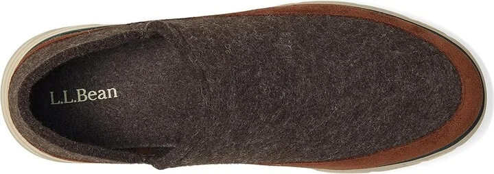 L.L.Bean Downeast Slip On Wool Men's Slippers Cocoa : 11 D - Medium - Image 2
