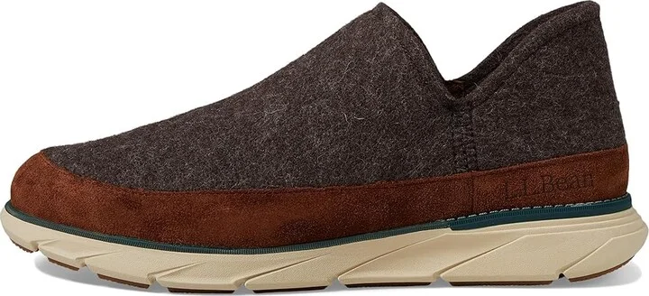L.L.Bean Downeast Slip On Wool Men's Slippers Cocoa : 11 D - Medium - Image 6