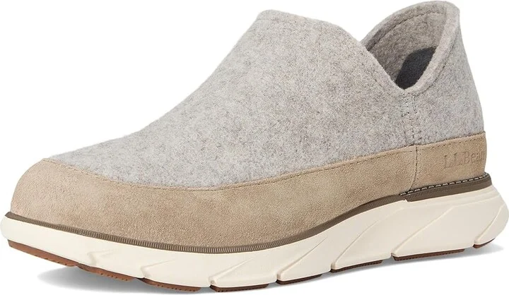 L.L.Bean Downeast Slip On Wool Women's Slippers Tan : 8 B - Medium - Image 5