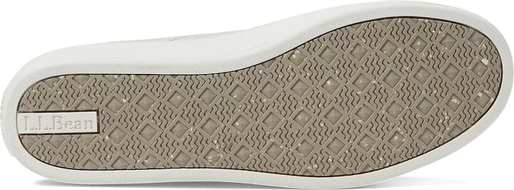 L.L.Bean Eco Bay Canvas Sneaker Lace-Up Women's Shoes Silver Birch : 6 B - Medium - Image 3