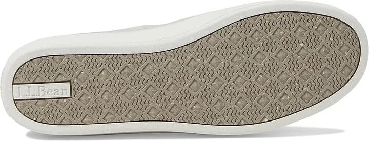 L.L.Bean Eco Bay Canvas Sneaker Slip-On Women's Shoes Silver Birch : 6 B - Medium - Image 3