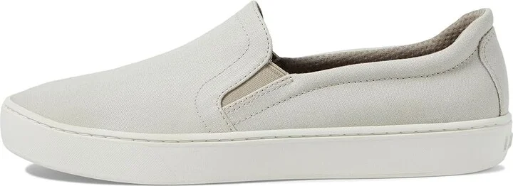 L.L.Bean Eco Bay Canvas Sneaker Slip-On Women's Shoes Silver Birch : 6 B - Medium - Image 6