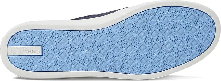 L.L.Bean Eco Bay Canvas Sneaker Slip-On Women's Shoes Silver Birch : 6 B - Medium - Image 8