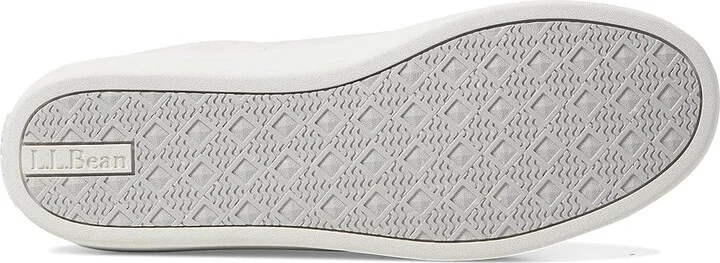 L.L.Bean Eco Bay Leather Full Grain Oxford Women's Shoes White : 6 B - Medium - Image 3