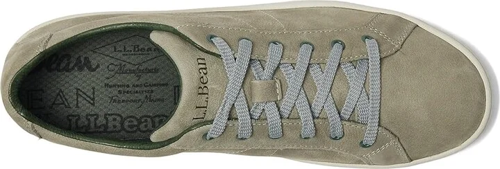 L.L.Bean Eco Bay Leather Oxford Women's Shoes Classic Sage : 6 B - Medium - Image 2