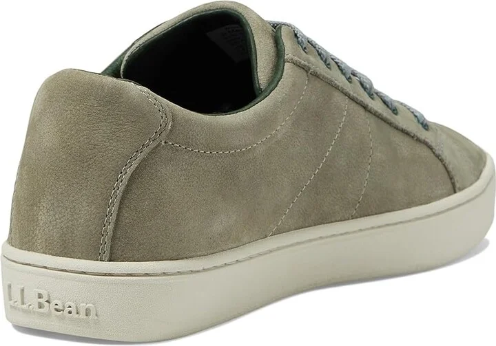L.L.Bean Eco Bay Leather Oxford Women's Shoes Classic Sage : 6 B - Medium - Image 4
