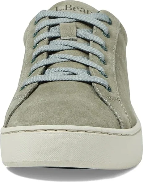 L.L.Bean Eco Bay Leather Oxford Women's Shoes Classic Sage : 6 B - Medium - Image 5