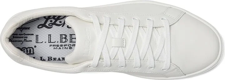 L.L.Bean Eco Bay Sneaker Leather Men's Lace-up Boots White : 11 D - Medium - Image 2