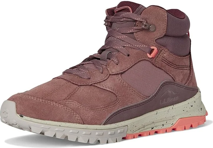 L.L.Bean Everywhere Explorer Mid Boot Women's Hiking Boots Mauve Taupe : 9.5 B - Medium, Synthetic - Image 5