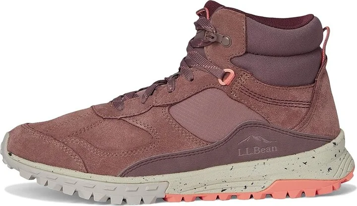 L.L.Bean Everywhere Explorer Mid Boot Women's Hiking Boots Mauve Taupe : 9.5 B - Medium, Synthetic - Image 6