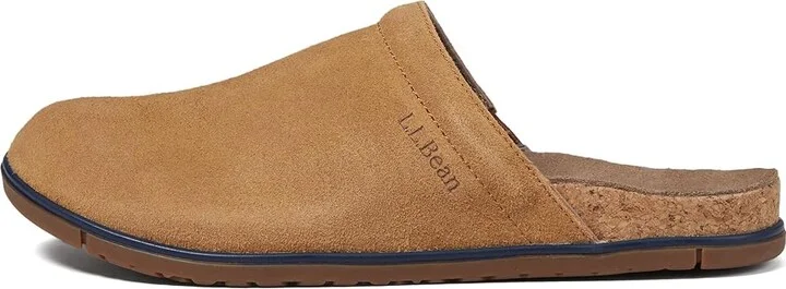L.L.Bean Go Anywhere Clog Suede Women's Slippers Saddle : 7 B - Medium - Image 5