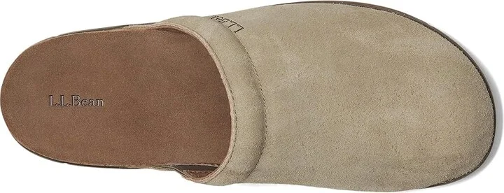 L.L.Bean Go Anywhere Clog Suede Women's Slippers Saddle : 7 B - Medium - Image 6