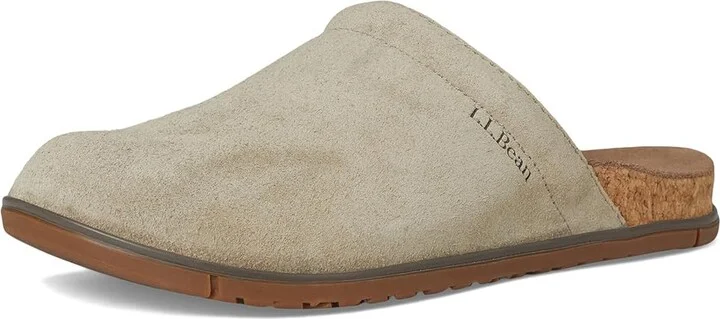 L.L.Bean Go Anywhere Clog Suede Women's Slippers Saddle : 7 B - Medium - Image 9