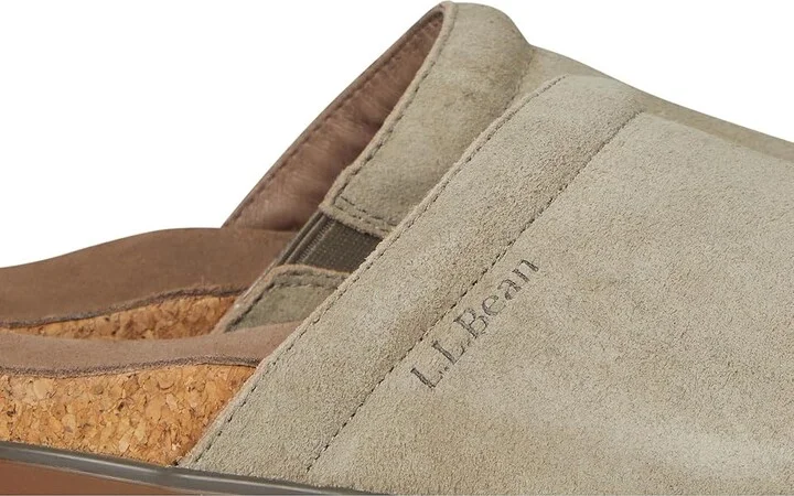 L.L.Bean Go Anywhere Clog Suede Women's Slippers Saddle : 7 B - Medium - Image 11