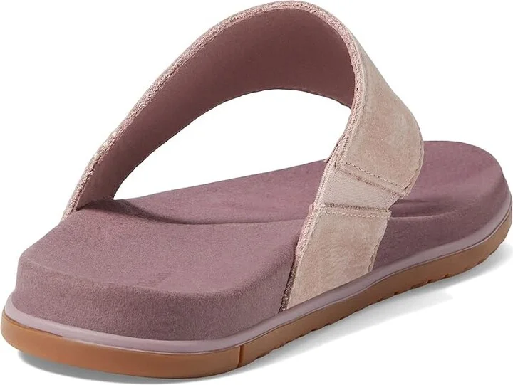 L.L.Bean Go Anywhere Flip-Flop Sandal Women's Shoes Tawny Rose : 10 B - Medium, Leather - Image 4