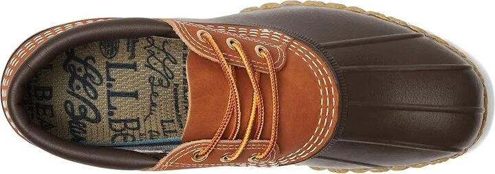 L.L.Bean Gumshoe Men's Shoes Tan/Bean Boot Brown/Gum : 7 D - Medium, Leather/Rubber - Image 2
