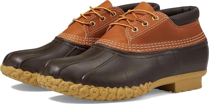 L.L.Bean Gumshoe Men's Shoes Tan/Bean Boot Brown/Gum : 7 D - Medium, Leather/Rubber