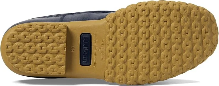 L.L.Bean Gumshoes Women's Racing Boots Tan/Bright Navy/Gum : 6 B - Medium, Leather - Image 3