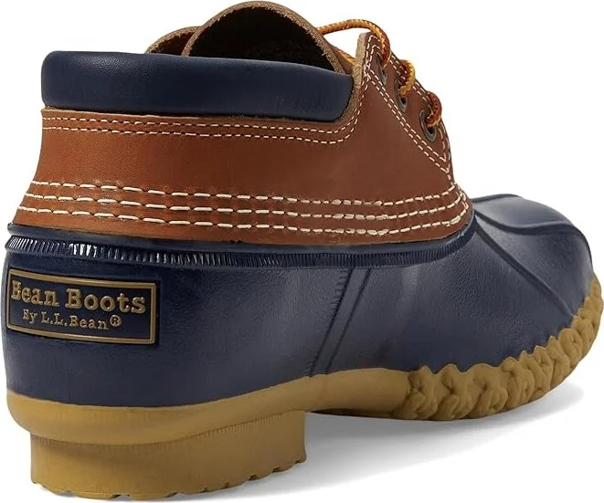 L.L.Bean Gumshoes Women's Racing Boots Tan/Bright Navy/Gum : 6 B - Medium, Leather - Image 4