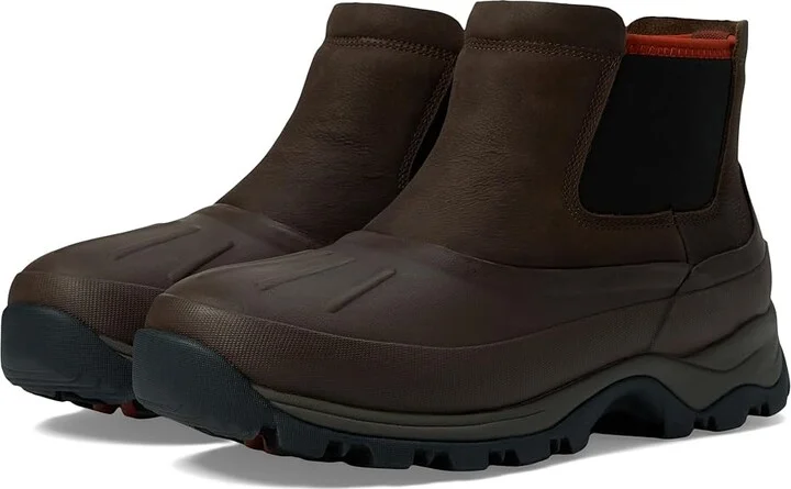 L.L.Bean Hybrid Wellie Men's Rain Boots Deepest Brown : 8 D - Medium, Synthetic