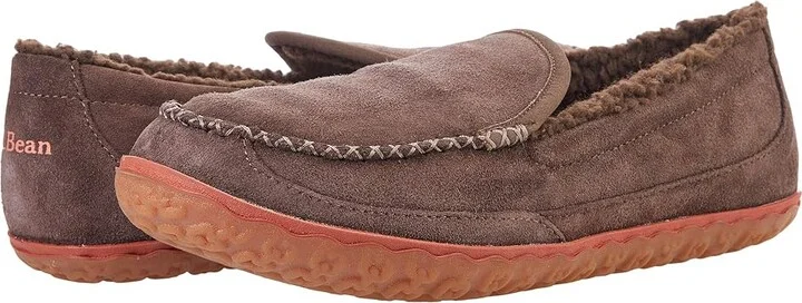 L.L.Bean Mountain Slippers Men's Shoes Bean Boot Brown : 7 D - Medium, Leather