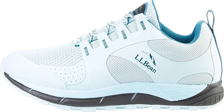 L.L.Bean North Peak Ventilated Trail Shoe 3 Women's Shoes Blue Haze/Blue Haze : 9.5 B - Medium, Textile/Synthetic - Image 6