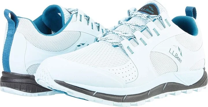L.L.Bean North Peak Ventilated Trail Shoe 3 Women's Shoes Blue Haze/Blue Haze : 9.5 B - Medium, Textile/Synthetic