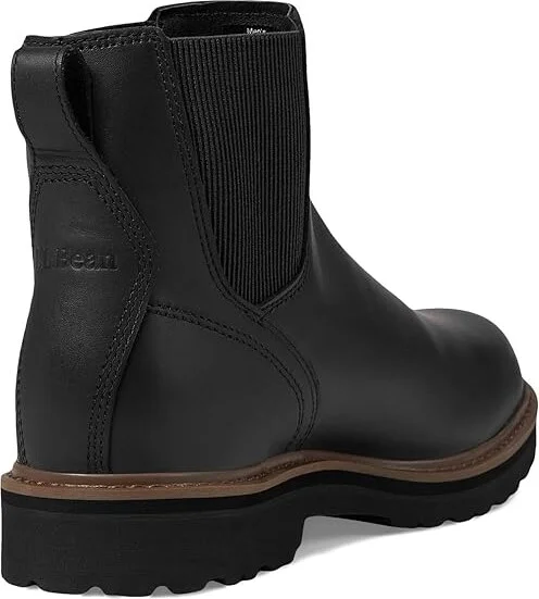 L.L.Bean Portland Chelsea Boot Men's Boots Classic Black : 12 D - Medium, Leather/Rubber - Image 4