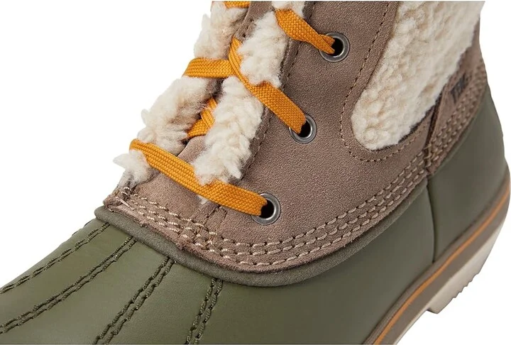 L.L.Bean Rangeley Pac Boot Ankle Water Resistant Insulated Women's Shoes Taupe/Natural : 6 B - Medium, Leather - Image 6