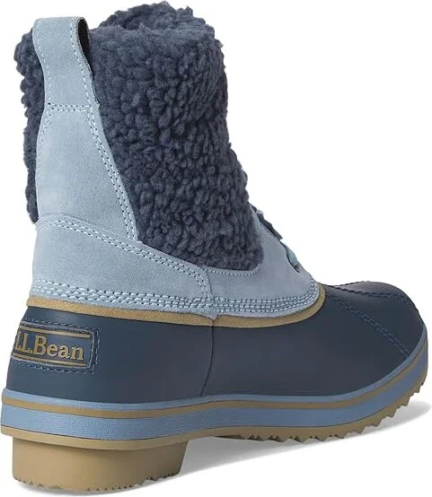 L.L.Bean Rangeley Pac Boot Ankle Water Resistant Insulated Women's Shoes Taupe/Natural : 6 B - Medium, Leather - Image 9