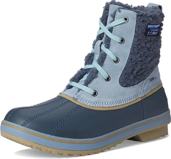 L.L.Bean Rangeley Pac Boot Ankle Water Resistant Insulated Women's Shoes Taupe/Natural : 6 B - Medium, Leather - Image 10