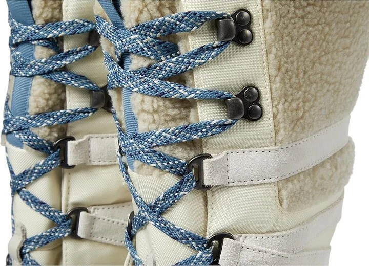 L.L.Bean Rangeley Pac Boot Tall Water Resistant Insulated Women's Boots Icicle White/Slate : 8 B - Medium, Leather/Rubber - Image 5