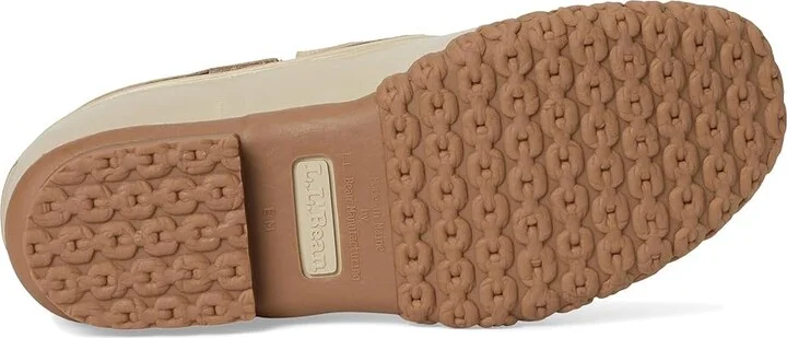 L.L.Bean Rubber Moc Slip On Women's Rain Boots Light Khaki/Light Khaki/Toasted Coconut : 9 B - Medium, Leather - Image 3